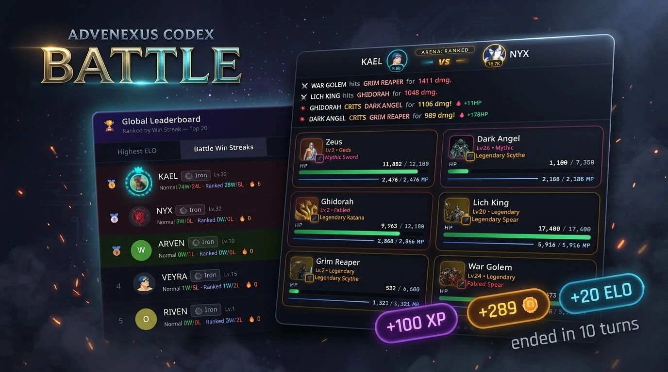 Battle & Ranked PvP